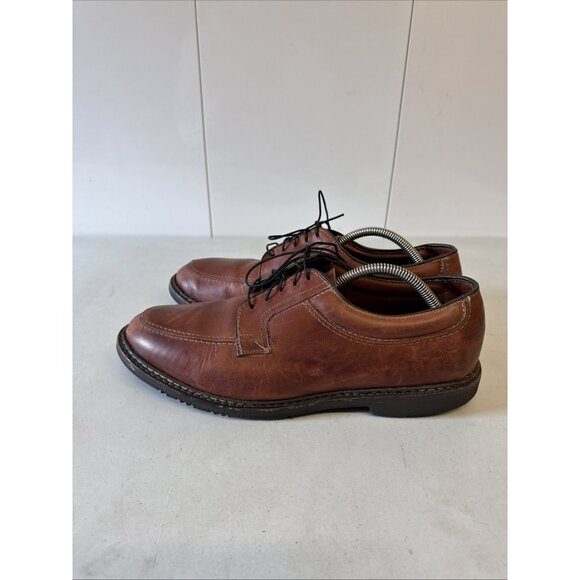 Allen Edmonds Shoes Mens 11 Wilbert Oxford Brown Leather Lace Up Split Toe